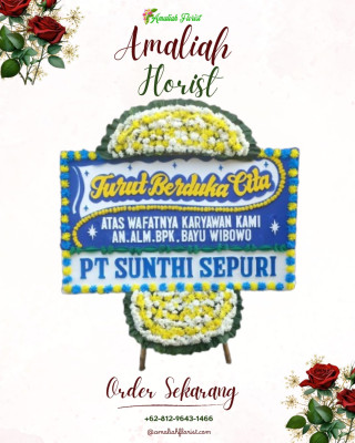 Papan Bunga Duka di Parungponteng
