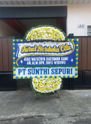 Papan Bunga Duka di Parungponteng