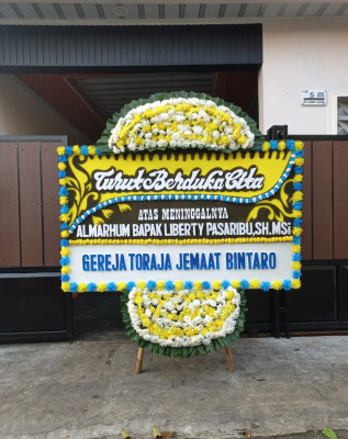 Papan Bunga Duka di Parungponteng